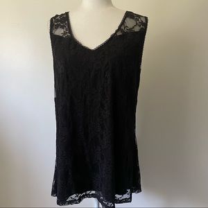 Black Lace Tank